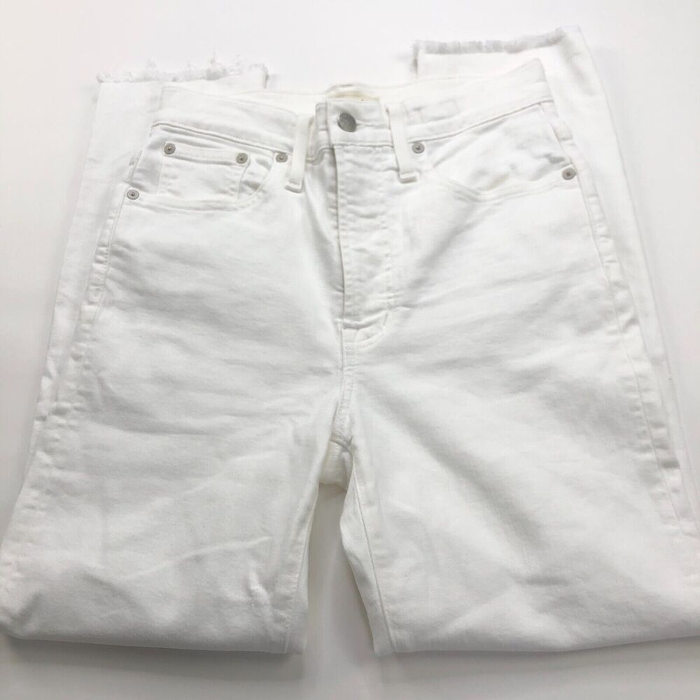 Madewell The Perfect Vintage Crop Jean 26 (Fits 28W 27L) High Rise Cut Off